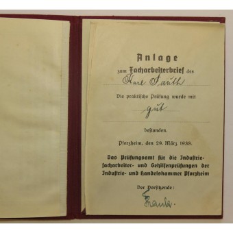 Сертификат проф-принадлежности 3-го Рейха. Espenlaub militaria